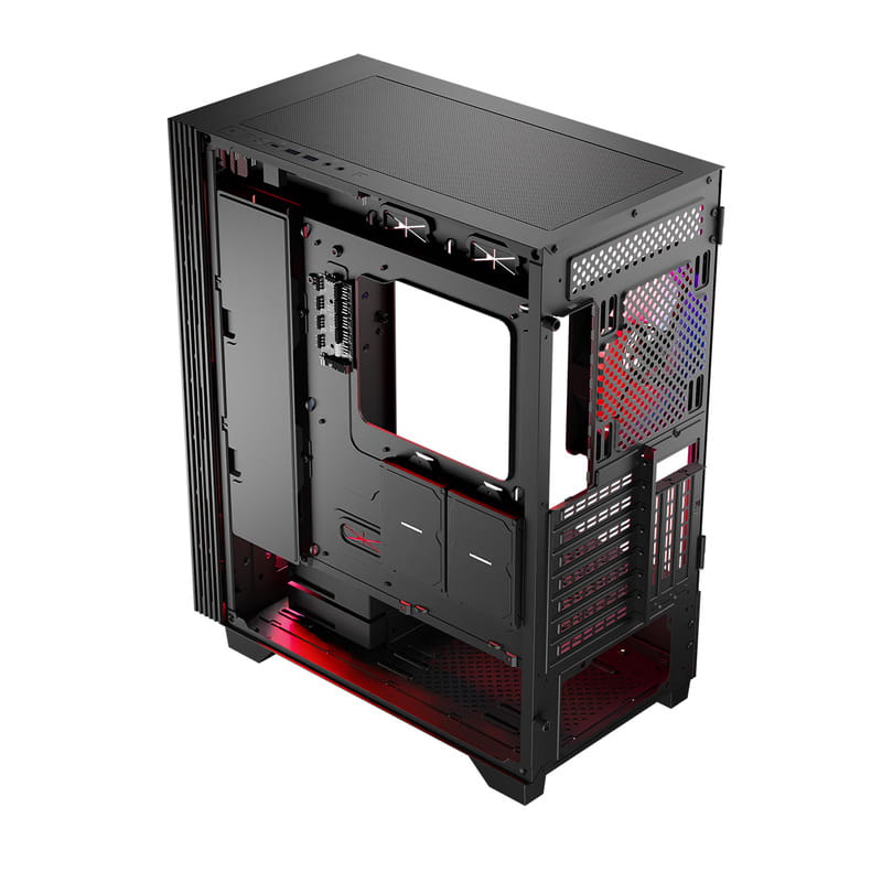 Корпус ModeCom Siroco ARGB Flow Midi Black (AT-SIROCO-MG-10-00ARGB-00) без БП