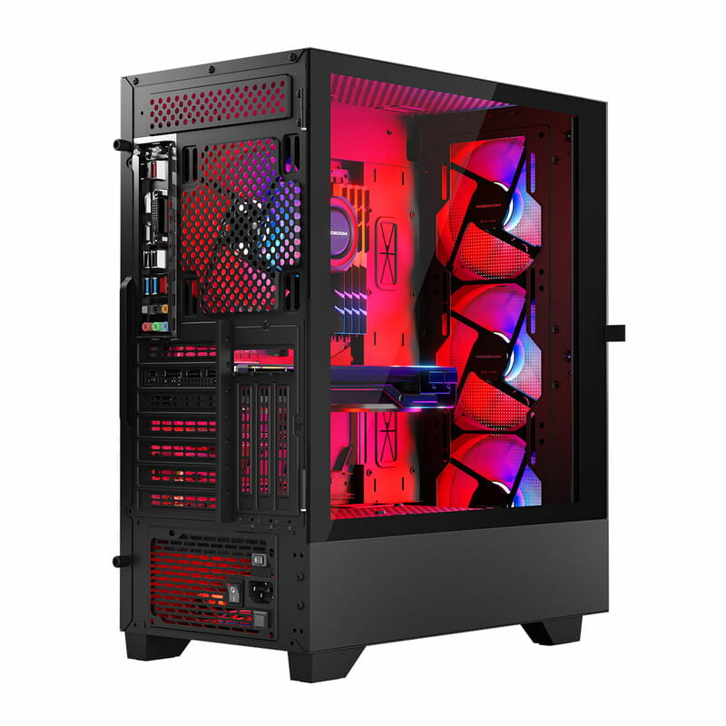 Корпус ModeCom Siroco ARGB Flow Midi Black (AT-SIROCO-MG-10-00ARGB-00) без БП
