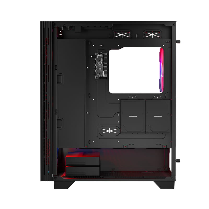 Корпус ModeCom Siroco ARGB Flow Midi Black (AT-SIROCO-MG-10-00ARGB-00) без БП