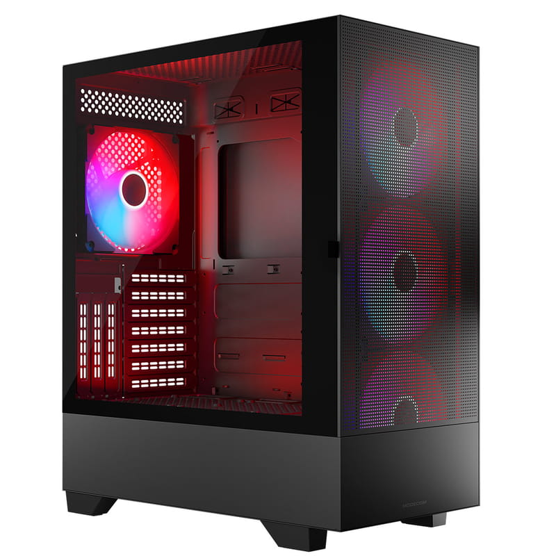 Корпус ModeCom Siroco ARGB Flow Midi Black (AT-SIROCO-MG-10-00ARGB-00) без БП