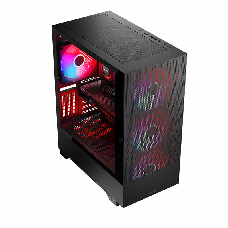 Корпус ModeCom Siroco ARGB Flow Midi Black (AT-SIROCO-MG-10-00ARGB-00) без БП