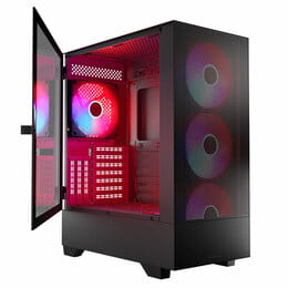 Корпус ModeCom Siroco ARGB Flow Midi Black без БП (AT-SIROCO-MG-10-00ARGB-00)