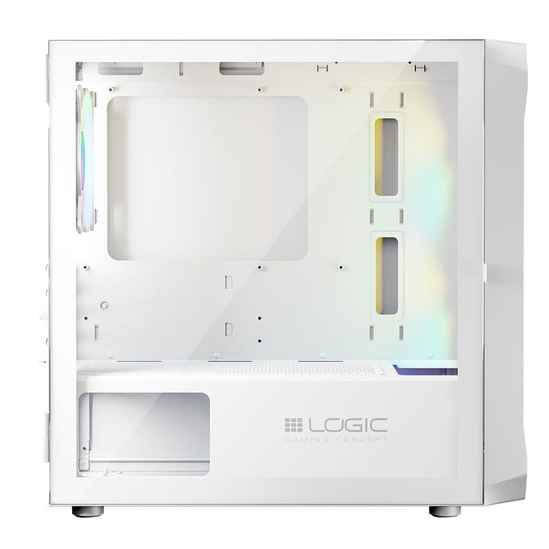 Корпус LogicConcept Portos ARGB Mini White (AM-PORTOS-20-0000000-0002) без БЖ
