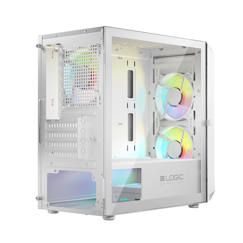 Корпус LogicConcept Portos ARGB Mini White (AM-PORTOS-20-0000000-0002) без БЖ