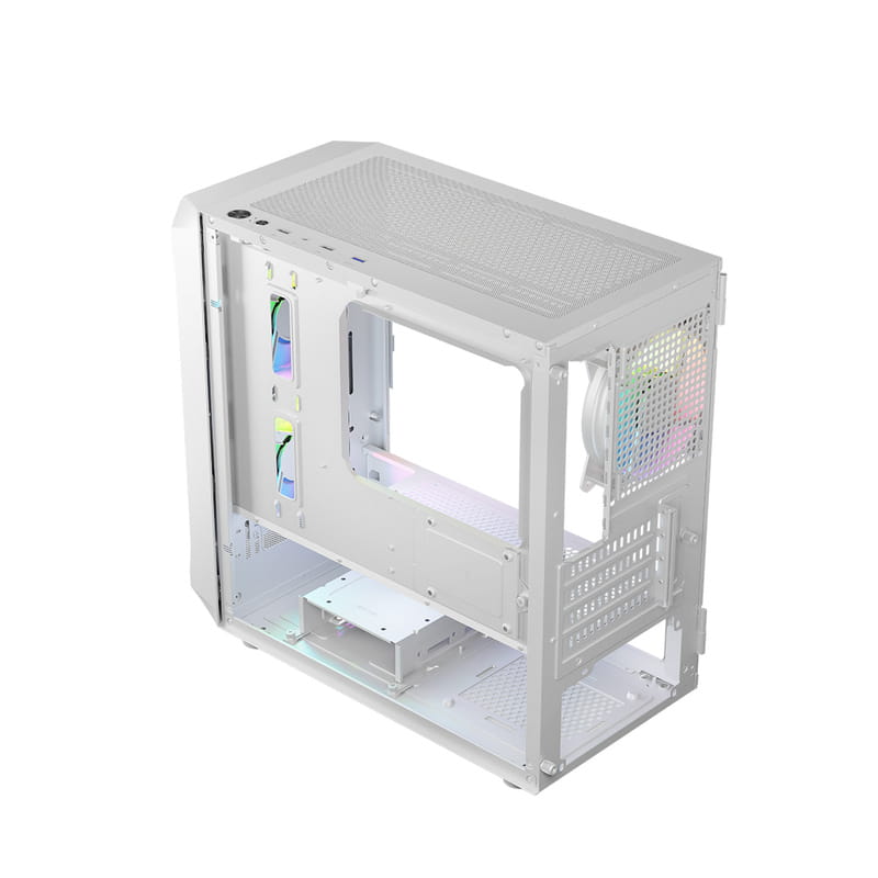 Корпус LogicConcept Portos ARGB Mini White (AM-PORTOS-20-0000000-0002) без БЖ