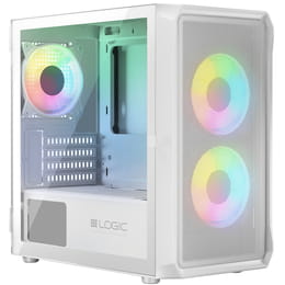 Корпус LogicConcept Portos ARGB Mini White (AM-PORTOS-20-0000000-0002) без БЖ
