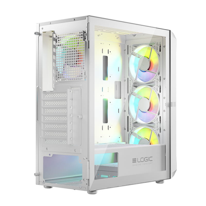 Корпус LogicConcept Portos ARGB Midi White (AT-PORTOS-20-0000000-0002) без БП