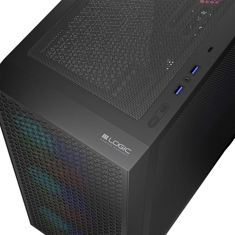 Корпус LogicConcept Dart Pro ARGB Midi Black (AT-DART-PRO-ARGB-10) без БП