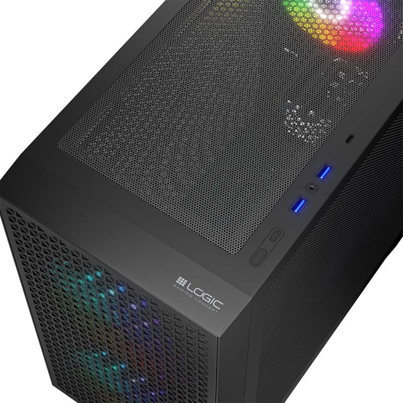 Корпус LogicConcept Dart Pro ARGB Mini Black (AM-DART-PRO-ARGB-10) без БЖ