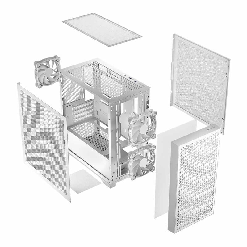 Корпус LogicConcept Dart Pro Mini White без БП (AM-DART-PRO-0000-20)