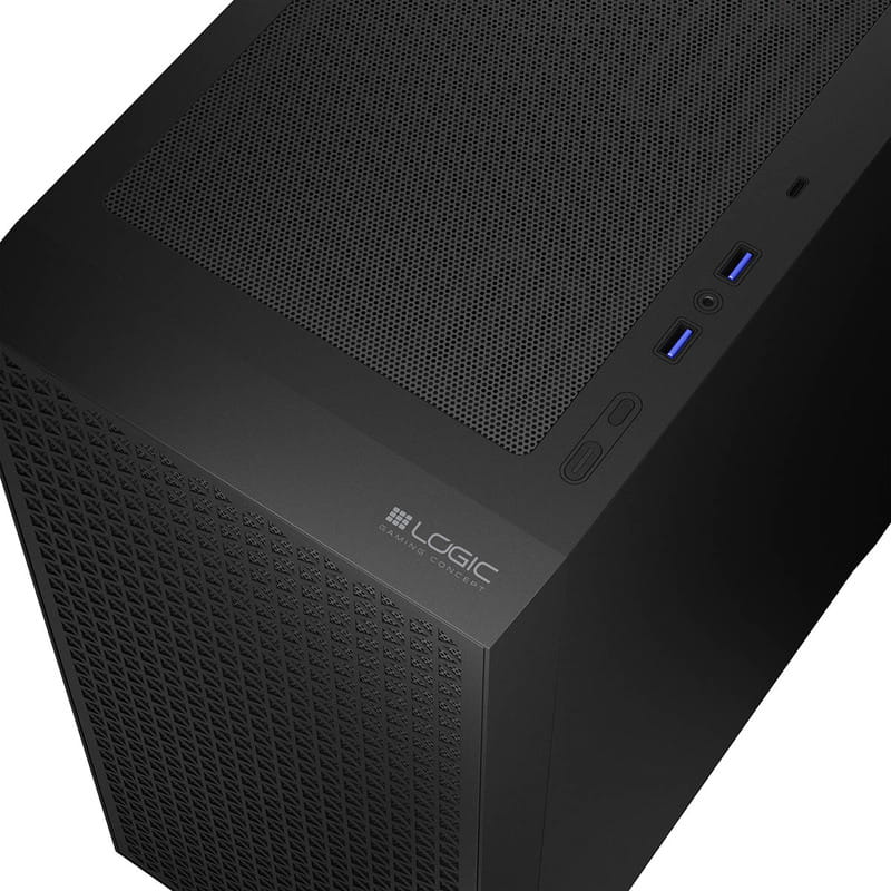 Корпус LogicConcept Dart Pro Solid Midi Black (AT-DART-PRO-SOLI-10) без БП