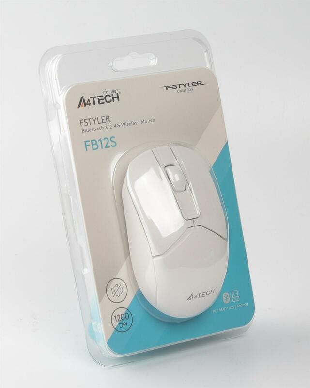 Миша бездротова A4Tech FB12S White