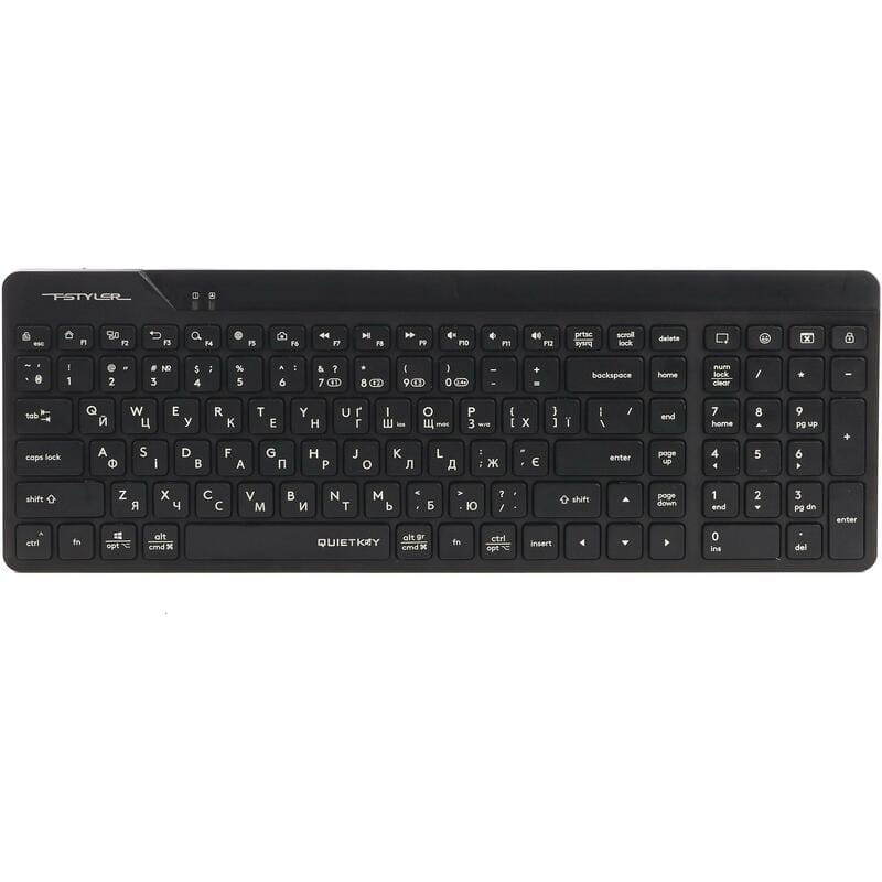 Клавіатура бездротова A4Tech FBK23 AS Black