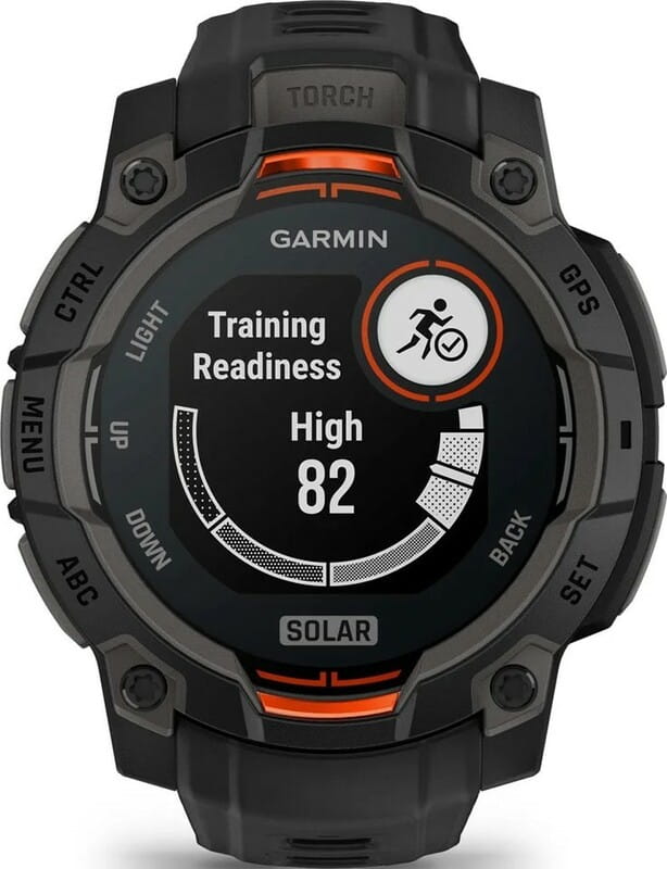 Смарт-годинник Garmin Instinct 3 45mm Solar Black with Black Silicone Band (010-02934-40)