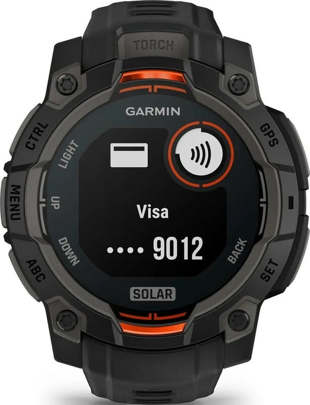 Смарт-годинник Garmin Instinct 3 45mm Solar Black with Black Silicone Band (010-02934-40)
