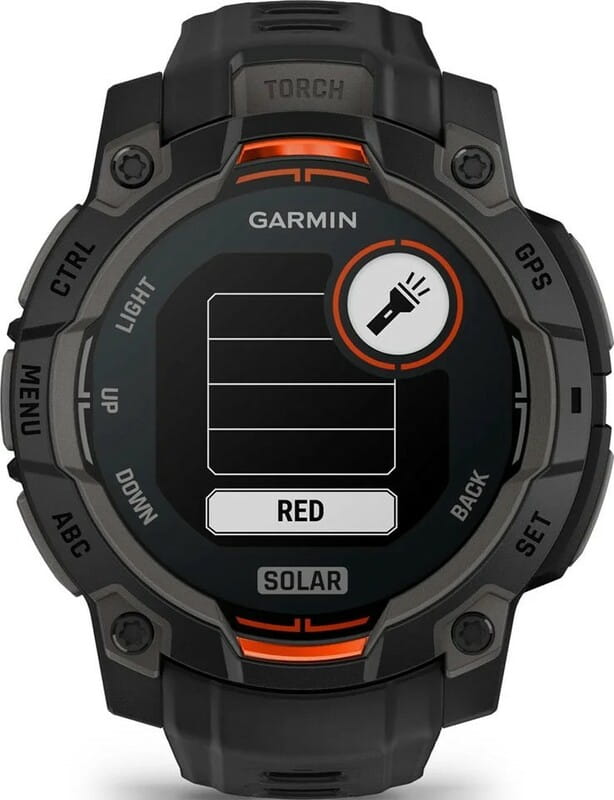 Смарт-годинник Garmin Instinct 3 45mm Solar Black with Black Silicone Band (010-02934-40)