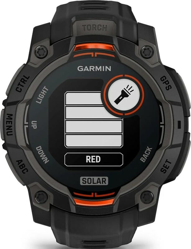 Смарт-годинник Garmin Instinct 3 45mm Solar Black with Black Silicone Band (010-02934-40)