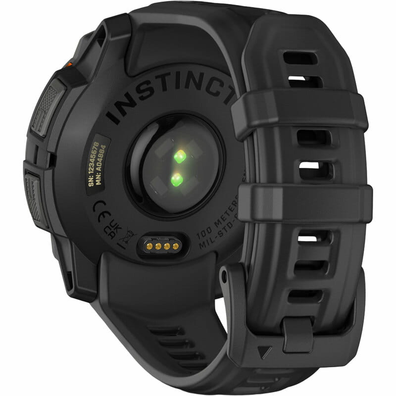 Смарт-часы Garmin Instinct 3 45mm Solar Black with Black Silicone Band (010-02934-40)