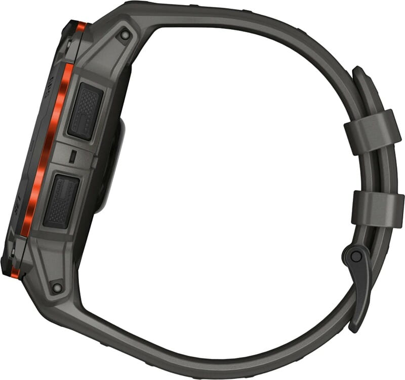 Смарт-часы Garmin Instinct 3 50mm Solar Black with Charcoal Silicone Band (010-02935-40)