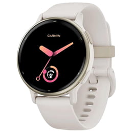 Смарт-часы Garmin Vivoactive 5 Cream Gold Aluminum Bezel with Ivory Case and Silicone Band (010-02862-5B)