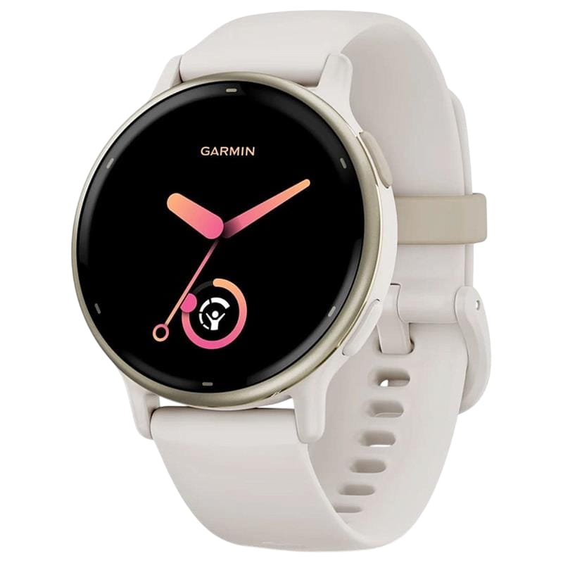 Смарт-годинник Garmin Vivoactive 5 Cream Gold Aluminum Bezel with Ivory Case and Silicone Band (010-02862-5B)