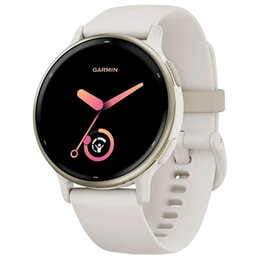 Смарт-часы Garmin Vivoactive 5 Cream Gold Aluminum Bezel with Ivory Case and Silicone Band (010-02862-5B)