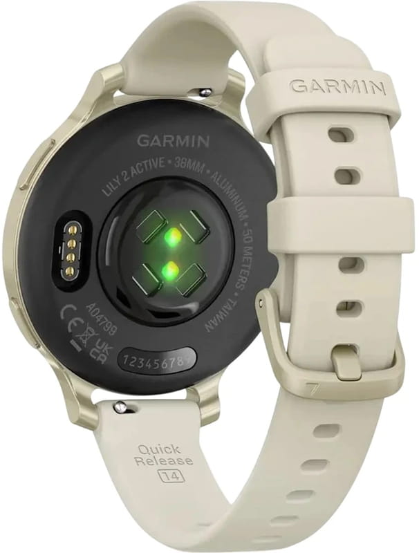 Смарт-часы Garmin Lily 2 Active Lunar Gold with Bone Silicone Band (010-02891-50)
