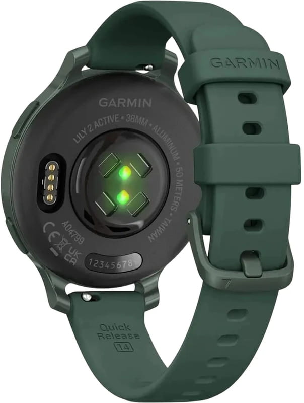 Смарт-часы Garmin Lily 2 Active Jasper Green with Jasper Green Silicone Band (010-02891-52)