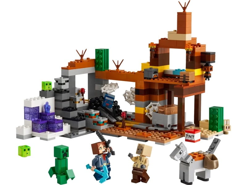 Конструктор LEGO Minecraft Заброшенная шахта в бесплодных землях (21263)