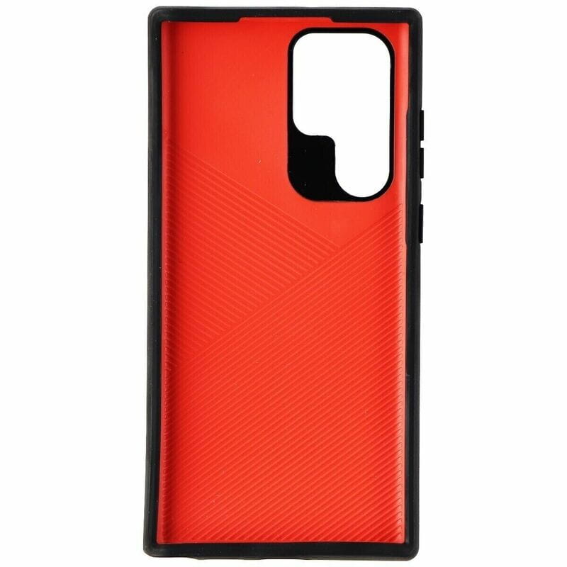 Чeхол-накладка Zagg Gear4 Battersea Denali D30 для Samsung Galaxy S22 Ultra SM-S908 Black/Red (702009151 / 702009155)