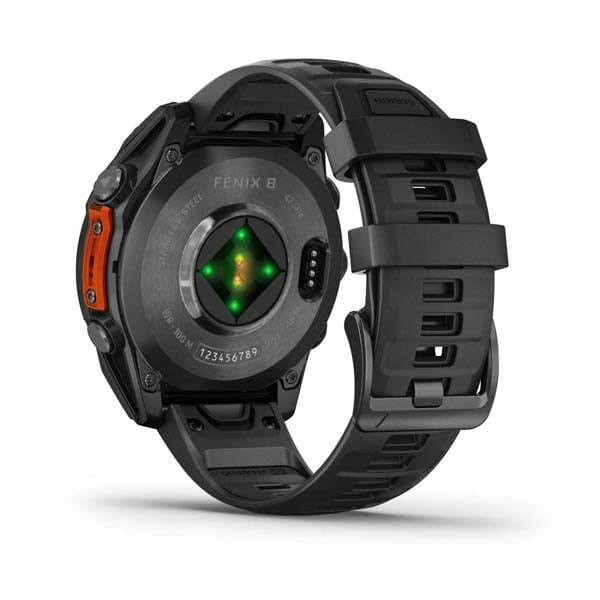 Смарт-часы Garmin Fenix 8 47mm AMOLED Slate Grey with Black Silicone (010-02904-09)