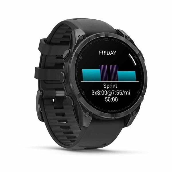 Смарт-часы Garmin Fenix 8 47mm AMOLED Slate Grey with Black Silicone (010-02904-09)