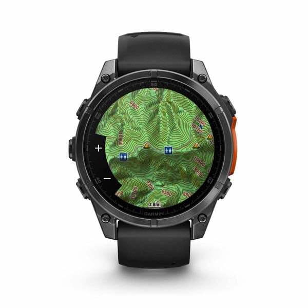 Смарт-часы Garmin Fenix 8 47mm AMOLED Slate Grey with Black Silicone (010-02904-09)