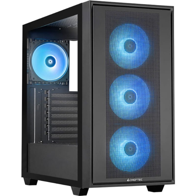 Корпус Chieftec Hunter 3 Black (GS-03B-OP) без БЖ