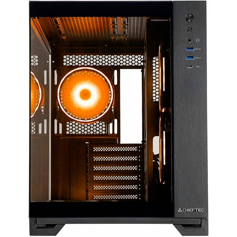 Корпус Chieftec Visio Black (GM-30B-TG-OP) без БЖ