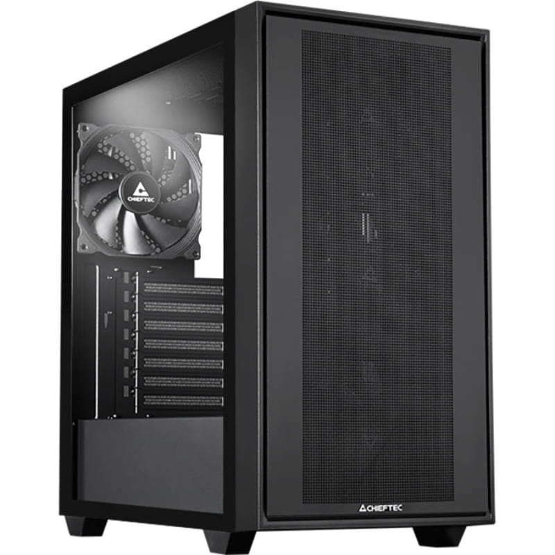 Корпус Chieftec Night Hunter Black (GS-03B-BLK-OP) без БЖ