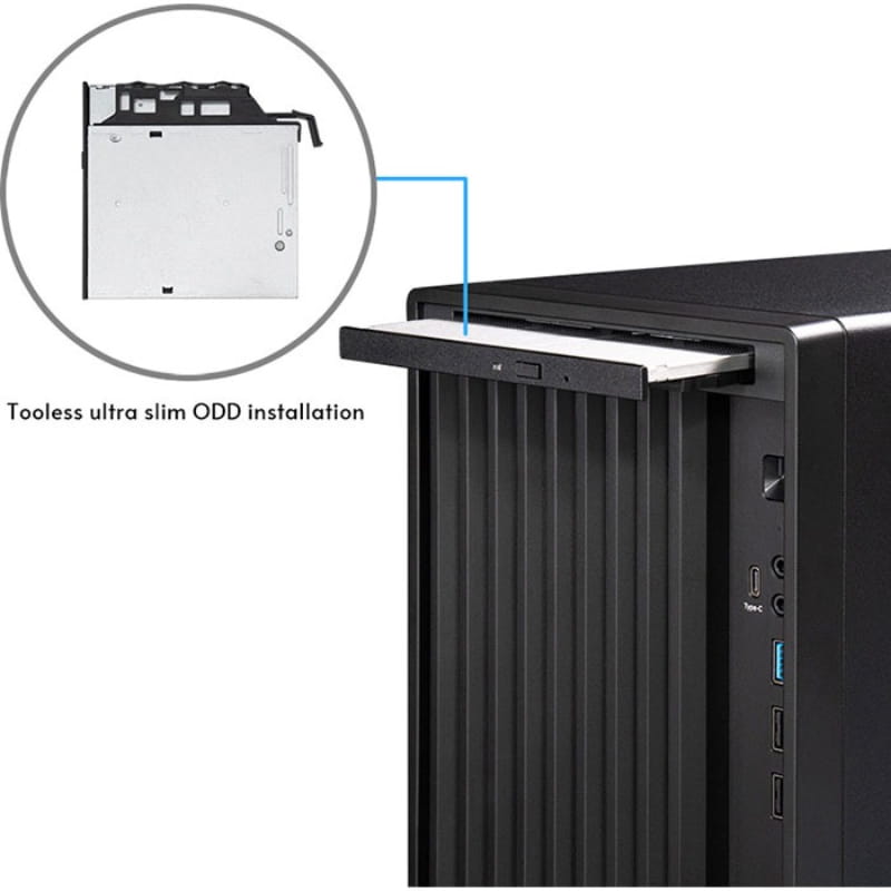 Корпус Chieftec Uni Black (BS-20B-OP) без БЖ