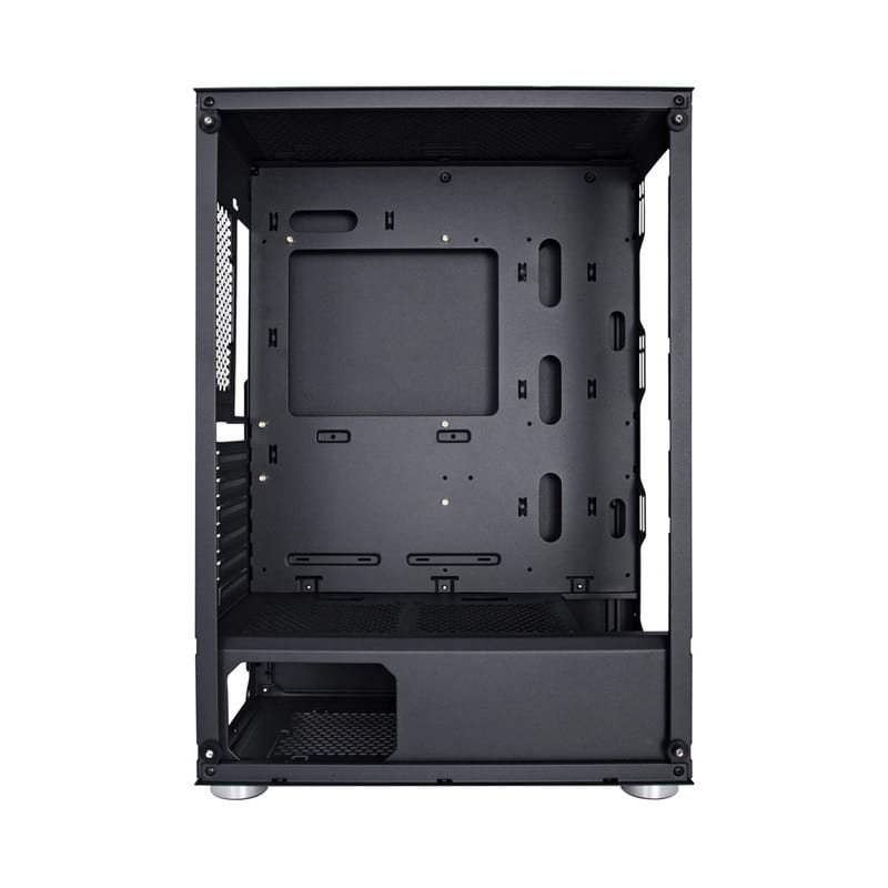 Корпус 1stPlayer X5-3G6P-1G6 Black без БП