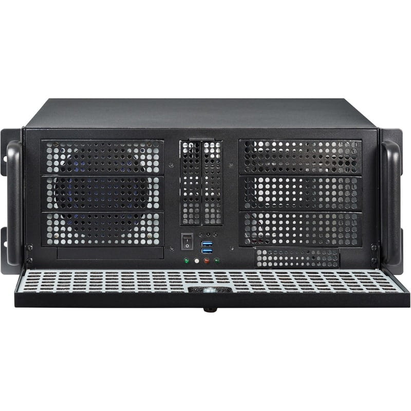 Корпус Chieftec UNC-411E-B-OP Black без БП