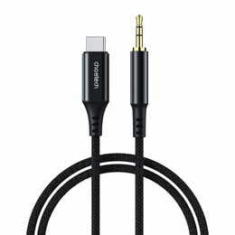 Адаптер Choetech USB Type-C - 3.5 мм (M/M), 2 м, Black (AUX008-BK)