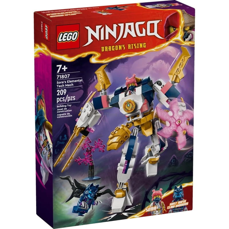 Конструктор LEGO Ninjago Робот технічної стихії Сори (71807)