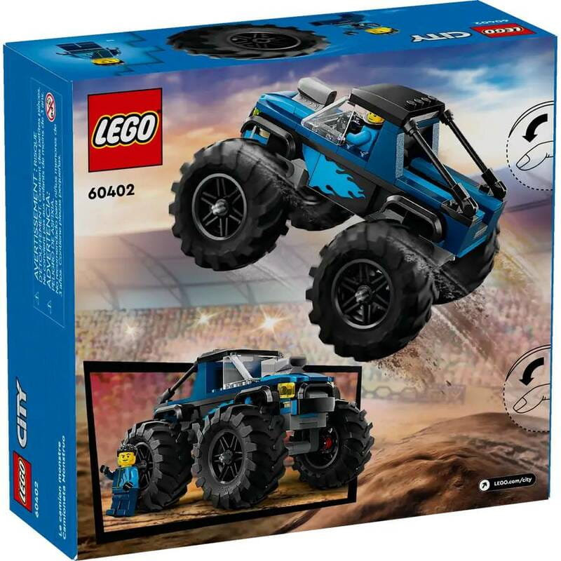 Конструктор LEGO City Синий грузовик-монстр (60402)