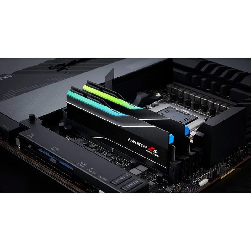 Модуль пам`ятi DDR5 2x32GB/6000 G.Skill Trident Z5 Neo RGB Black (F5-6000J2636H32GX2-TZ5NR)