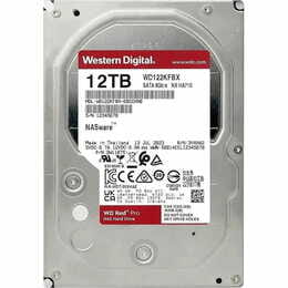 Накопичувач HDD SATA 12.0TB WD Red Pro NAS 7200rpm 512MB (WD122KFBX)