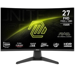 Монітор MSI 27" MAG 276CF E20 VA Black Curved 200Hz