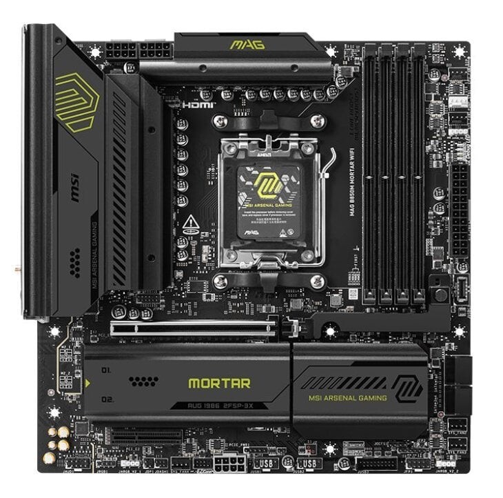 Материнська плата MSI MAG B850M Mortar WiFi Socket AM5