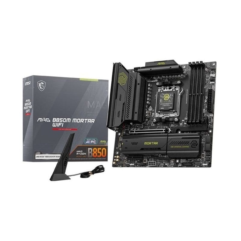 Материнська плата MSI MAG B850M Mortar WiFi Socket AM5