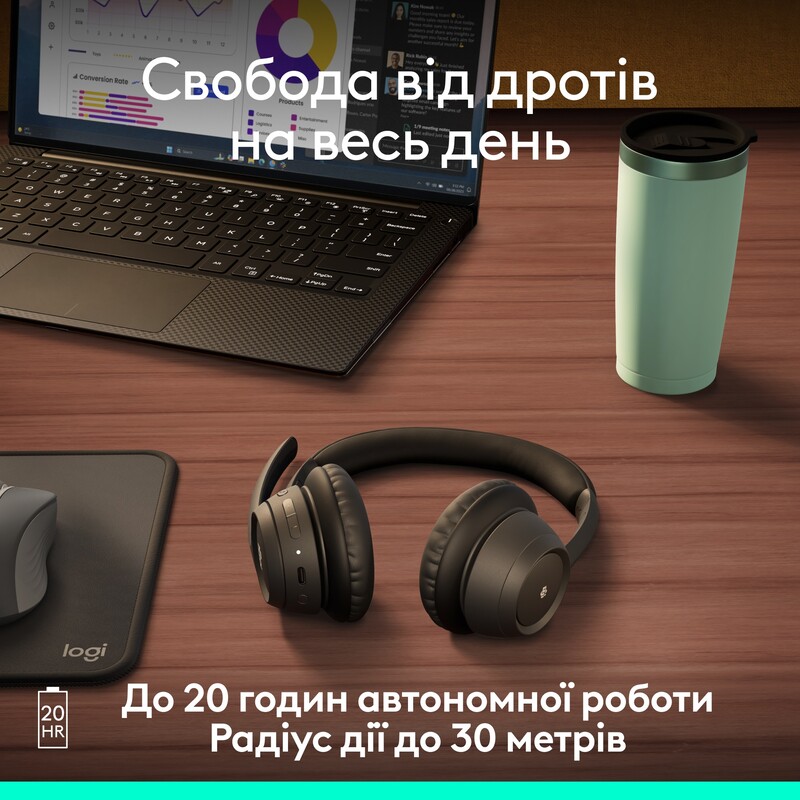 Bluetooth-гарнитура Logitech Zone 305 MS Black (981-001458)