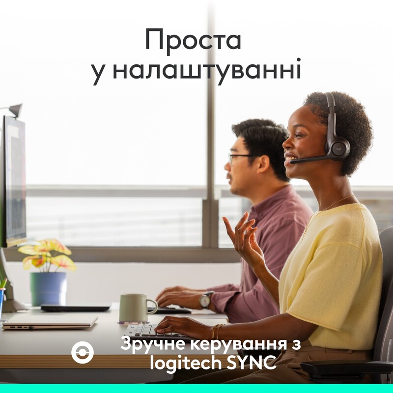 Bluetooth-гарнитура Logitech Zone 305 MS Black (981-001458)