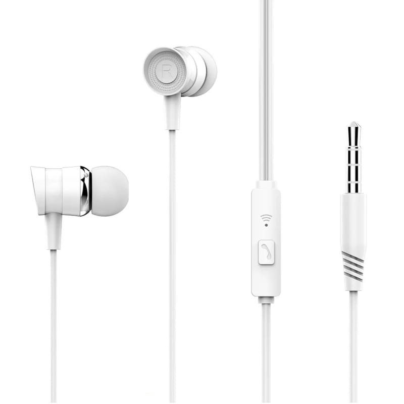 Гарнитура XO EP20 Music Earphone White (6920680866946)